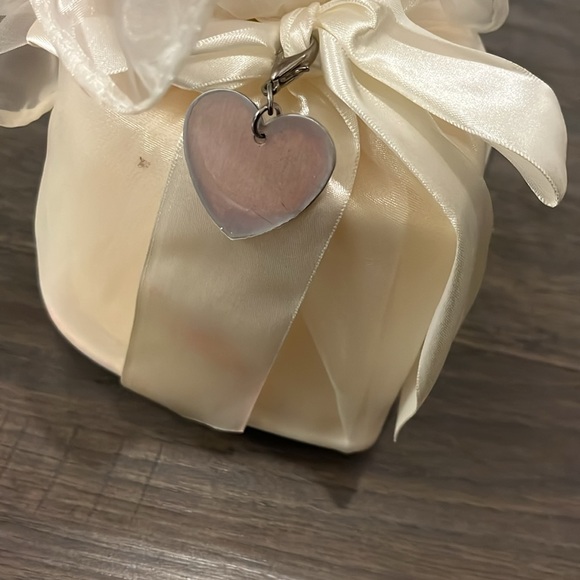 Things Remembered Ivory Heart Candle and Heart Tray and Heart Charm - Picture 4 of 11